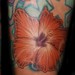 Tattoos - hibiscus half sleeve - 48654